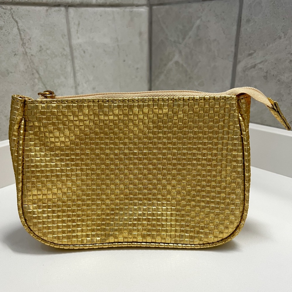 Gold Vintage Makeup Bag